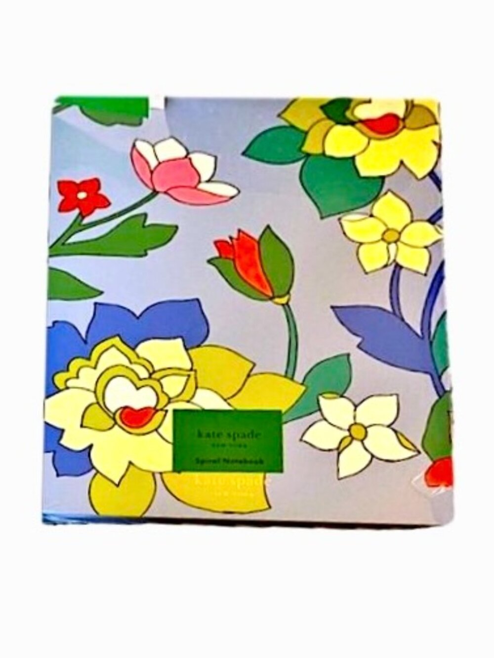 KATE SPADE  Spiral Notebook Flower Bed Design Colorful NEW